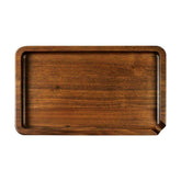 RYOT Wood Rolling Tray - 5" x 9" / Walnut - Discreet Smoker
